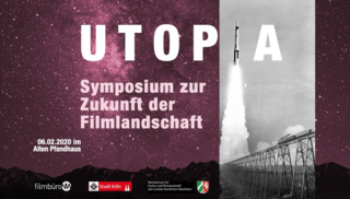 6.2.2020 Lecture Performance at UOPIA Symposium by Filmbüro NW, with Alisa Berger as duo BERGERNISSEN, Cologne 